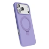 İphone 17 Pro Max Regal Magsafe Standlı Kapak - Lila