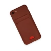İphone 7 Kılıf Kelvin Kartvizitli  - Bordo