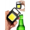 Işıldak USB Şarjlı Cep El Feneri Taşınabilir Mini Led Işık Çok Fonksiyonlu