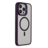 Joko  İphone 14 Pro Kılıf  Lens Magsafe Standlı Kapak - Derin Mor