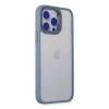 Joko  İphone 14 Pro Kılıf  Lens Standlı Kapak - Sierra Blue
