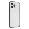 Joko  İphone 14 Pro Kılıf Metal Bumper Magneticsafe Kapak - Derin Mor