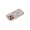 Joko  İphone 15 Pro Kılıf  Lens Magsafe Standlı Kapak - Pudra