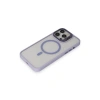 Joko  İphone 15 Pro Max Kılıf  Lens Magsafe Standlı Kapak - Lila