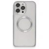 Joko  İphone 15 Pro Max Kılıf Metal Bumper Magneticsafe Kapak - Gri