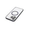Joko  İphone 15 Pro Max Kılıf Metal Bumper Magneticsafe Kapak - Lacivert