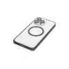 Joko  İphone 15 Pro Max Kılıf Metal Bumper Magneticsafe Kapak - Lacivert