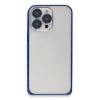 Joko  İphone 15 Pro Max Metal Bumper Mat Kapak - Lacivert