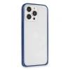 Joko İphone 15 Pro Metal Bumper Mat Kapak - Lacivert