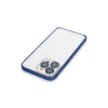 Joko İphone 15 Pro Metal Bumper Mat Kapak - Lacivert
