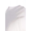 Kadın Beyaz Tek Omuz Cut Out Detaylı Crop Top Bluz