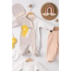 Kelebek Nakışlı Tulumlu % 100 Pamuk Erkek Bebek 5li Set