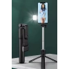 Kendiliğinden Led Işıklı Kumandalı Uzayabilen Selfie Çubuğu,masa Üstü Tripod (  )