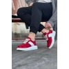Kırmızı Süet Erkek Casual Ayakkabı