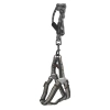 Köpek Göğüs Tasma Seti Daa Desenli 1.5 cm*35-48 cm Siyah-Beyaz