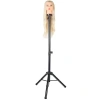 Kuaför Eğitim Mankeni İçin Metal Tripod / Siyah + Taşıma Çantası