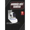 LED Aydınlatmalı 5 Antenli Motorlu 1080P Wifi Kamera Sensörlü Yeni Nesil