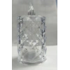 Led Mum Şeffaf Kristal LED Mum Pilli Alevsiz Çay Mumu Düğün Doğum Günü Ortam Işığı Mini
