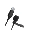 Lightning 2 Metre Double Mikrofon - Siyah