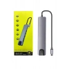 Macbook Pro/air Uyumlu USB TypeC 8 In 1 Hub Dönüştürücü Çevirici Çoklayıcı USB Hdmı Micro Sd 8 Girişli