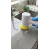Magic Brush 5 in 1 Kablosuz Şarjlı Temizlik Fırçası | Çok Amaçlı Döner Başlıklı Elektrikli Banyo, Mutfak ve Fayans Temizleme Seti