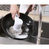 Magic Brush 5 in 1 Kablosuz Şarjlı Temizlik Fırçası | Çok Amaçlı Döner Başlıklı Elektrikli Banyo, Mutfak ve Fayans Temizleme Seti