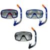 Maske Şnorkel Safari Dalış Seti Tepered Cam - 2186A/113CSB  - 1 ADET