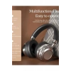 Metal Kulak Üstü Kablosuz Bluetooth Kulaklık Hybrid Anc Type-c Hızlı Şarj Bluetooth 6.0