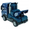 Metal Tır 1:24 - Sesli Işıklı Tır 13 cm - Lacivert - 1 ADET