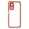Mi 10t Pro Kılıf Miami Şeffaf  - Kırmızı
