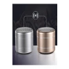 Mini Alüminyum TWS Kablosuz Bluetooth Hoparlör – Yuvarlak Metal Tasarım, Yüksek Bas ve Taşınabilir Özellikler (  )