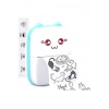 Mini Fotoğraf Yazıcı Kablosuz Etiket Yazıcı Baskı Makinesi Ios Android Uyumlu Termal Printer Pembe