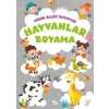 Minik Eller Boyuyor – Hayvanlar Boyama Kitabı (Örnek Resimli)
