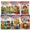 Neşeli Boyama Kitabı Sticker (6 Kitap Set)