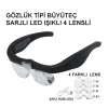 Nikula Şarjlı gözlük Büyüteç  4 Farklı Lens 11537dc (  )