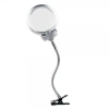 Nikula2.5X130 MM 5X24 MM LED Aydınlatmalı Büyüteç,Masa üstü Metal Hortum MandallıMG15124C (  )