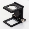 Nikula28x28 Mm Katlanır Sayaçlı Metal Lüp, 2 LED Işıklı Büyüteç Tekstil Th9005A (  )