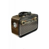 Nostalji Radyo Bluetooth Hoparlör USBSD Kart Giriş Led Fener Işıklı Bataryalı Pilli Yeni Nesil