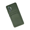 Note 10 Pro Kılıf Kelvin Kartvizitli  - Koyu Yeşil