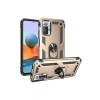 Note 10 Pro Kılıf Sofya Yüzüklü  Kapak - Gold