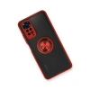 Note 11 Kılıf Montreal Yüzüklü  Kapak - Kırmızı