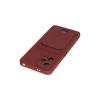 Note 12 4g Kılıf Kelvin Kartvizitli  - Bordo