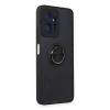 Note 12 4g Kılıf Montreal Yüzüklü  Kapak - Siyah