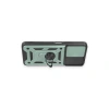 Note 12 5g Kılıf Pars Lens Yüzüklü  - Yeşil