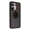 Note 13 4g Kılıf Montreal Yüzüklü  Kapak - Siyah