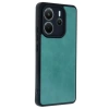 Note 14 4g Kılıf Aras Deri Kapak - Açık Yeşil