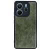 Note 14 4g Kılıf Aras Deri Kapak - Koyu Yeşil