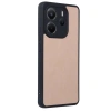 Note 14 4g Kılıf Aras Deri Kapak - Pudra