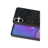 Onegif  Galaxy A07 4g Bright Simli Kapak - Siyah