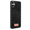 Onegif  Galaxy A07 4g Bright Simli Kapak - Siyah
